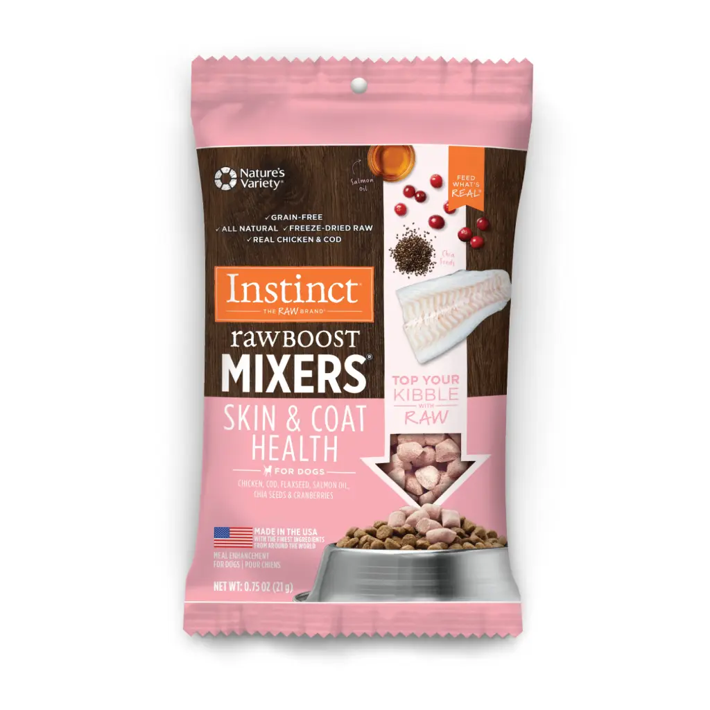 Instinct - Raw Boost Mixers- Skin & Coat Healt Dog 23 g