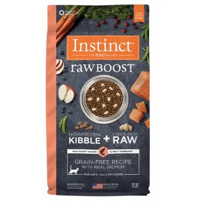 Instinct Cat Food Raw Boost Real Salmon Recipe 1.8 KG