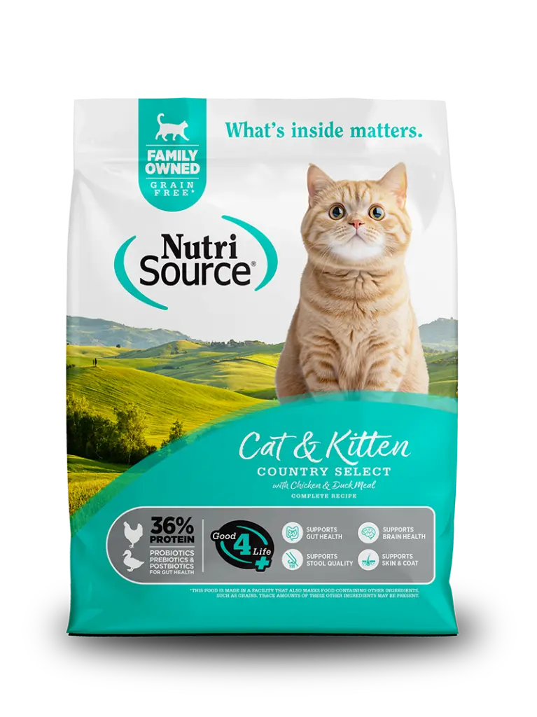 Nutrisource - Cat Country Select Grain Free 5.44 KG