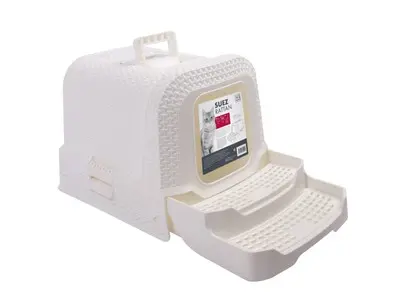 M-Pets Litera Rattan  Suez - Blanca 