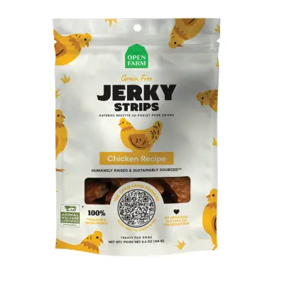 Open Farm Grain-Free Chicken Jerky Strips 