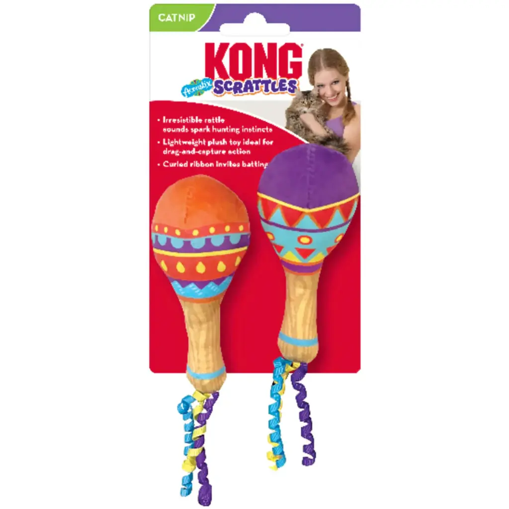 Kong For Cats Scrattles Acoustix 2-Pack
