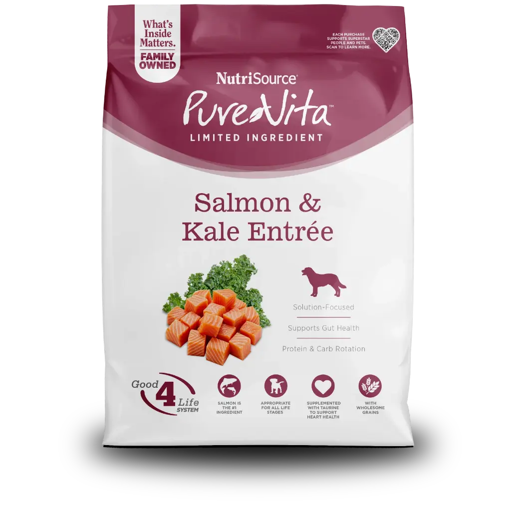Nutrisource - Pure Vita Dog Salmon Kale 5.4 KG
