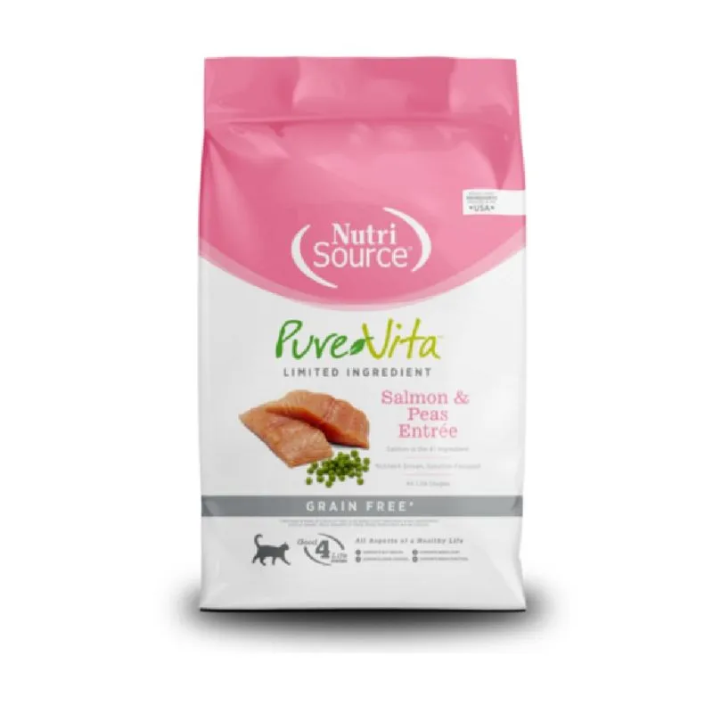 Nutrisource PureVita Grain Free Salmon & Peas Entrée Cat 5.4kg