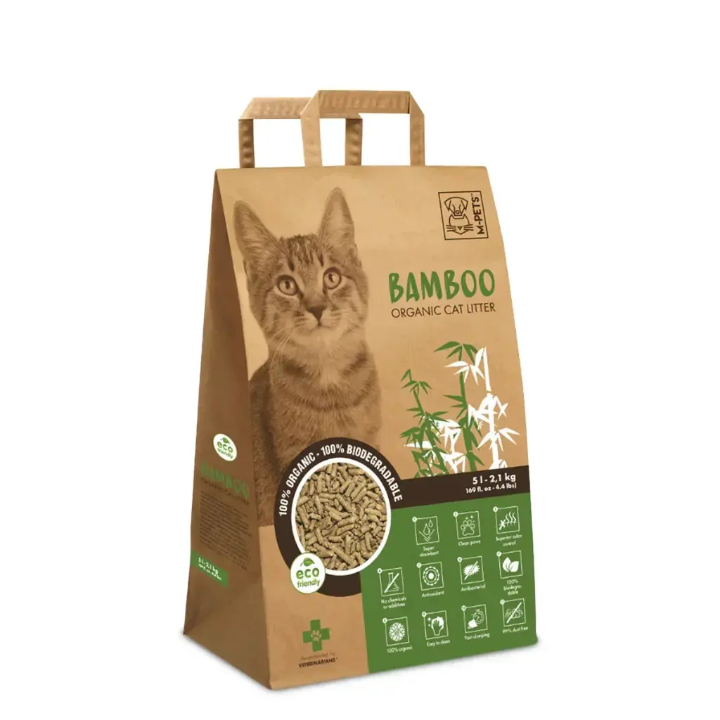 M-Pets Bamboo Cat Litter - 5L / 2.1