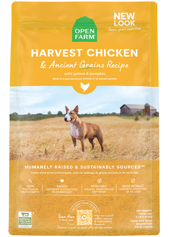 Harvest Chicken & Ancient Grains Kibble 22lb
