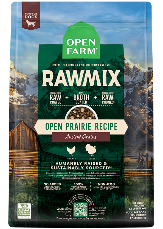 RawMix Open Prairie Ancient Grain Kibble 3.5lb