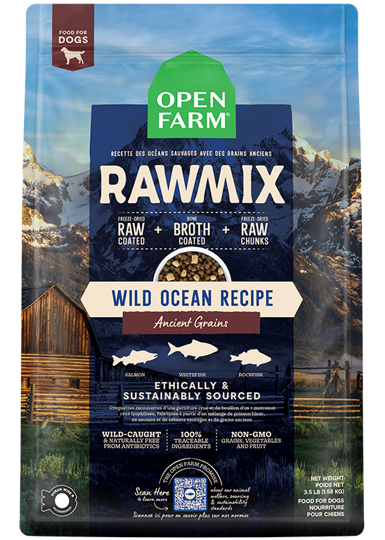 RawMix Wild Ocean Ancient Grain Kibble 20lb