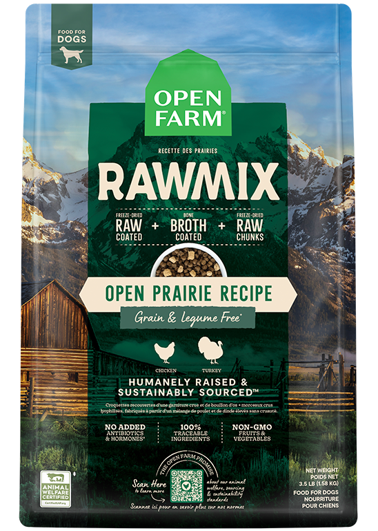 RawMix Open Prairie Grain Free Kibble 20lb