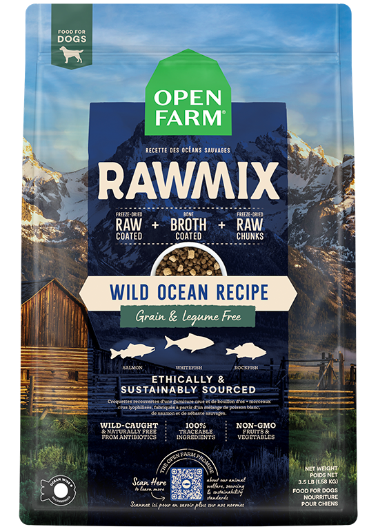 RawMix Wild Ocean Grain Free Kibble 20lb