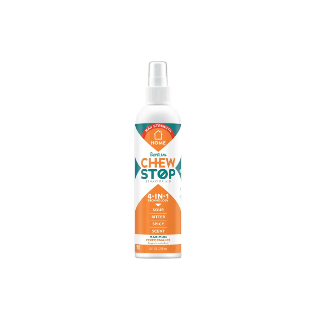 Tropiclean Spray Educador Anti Mordidas 4 En 1 Hogar Max Strength 237ml