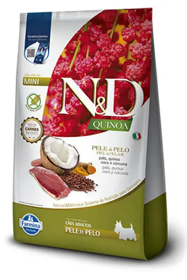 N&D Quinoa Can Adult Mini Pele Pato 2,5kg