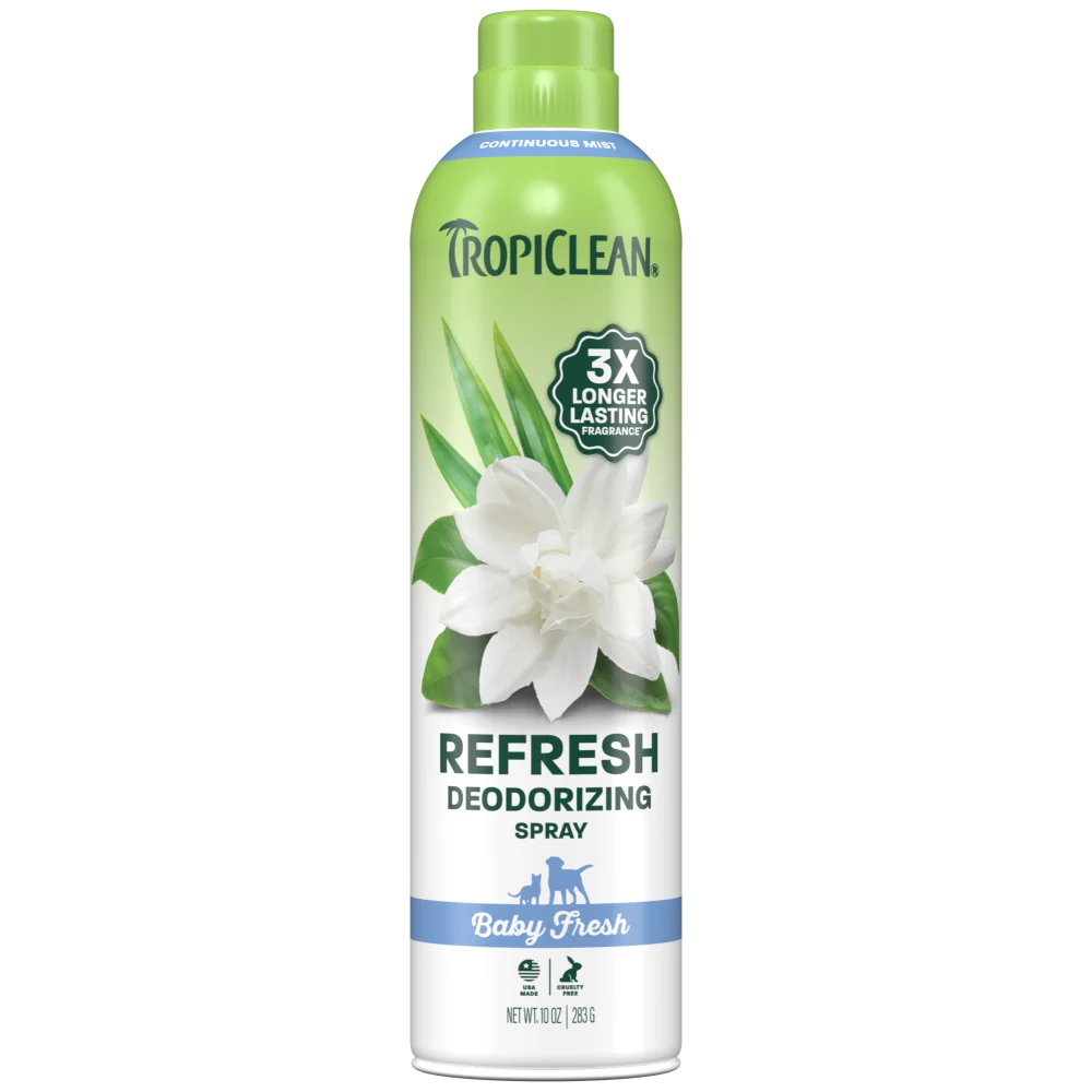 Tropiclean Spray Desodorizante Para Mascotas Baby Fresh 295ML