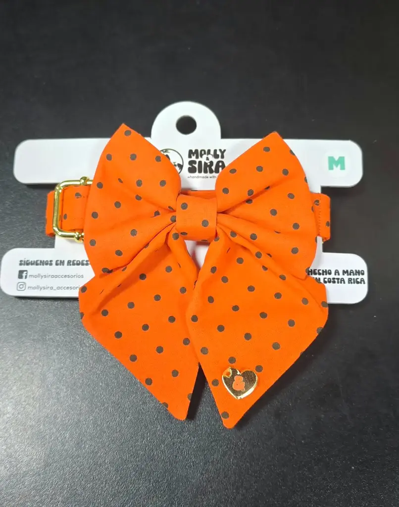 Molly & Sira Collar + Sailor Halloween Naranja Puntos