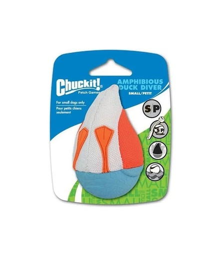 [660048000464] Chuckit! -Amphibious Toy, Duck Diver - Large