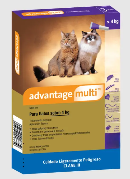 Elanco Advantage Multi Gato Mayor a 4Kg - 0,8ml