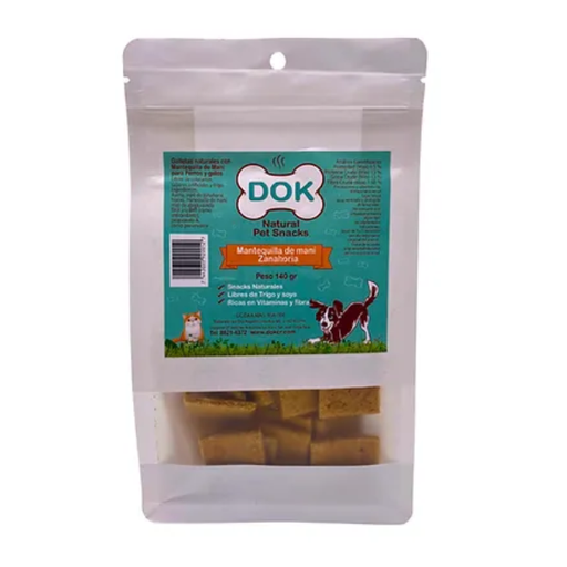 [7443035920012] Dok Appetit Natural Pet Bakery Treat Mantequilla De Mani - Zanahoria 140g