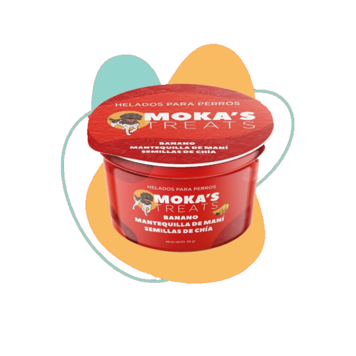 [7443023560343] Moka's Treats Helado de Mantequilla De Maní, Banano y Chía (Individual)
