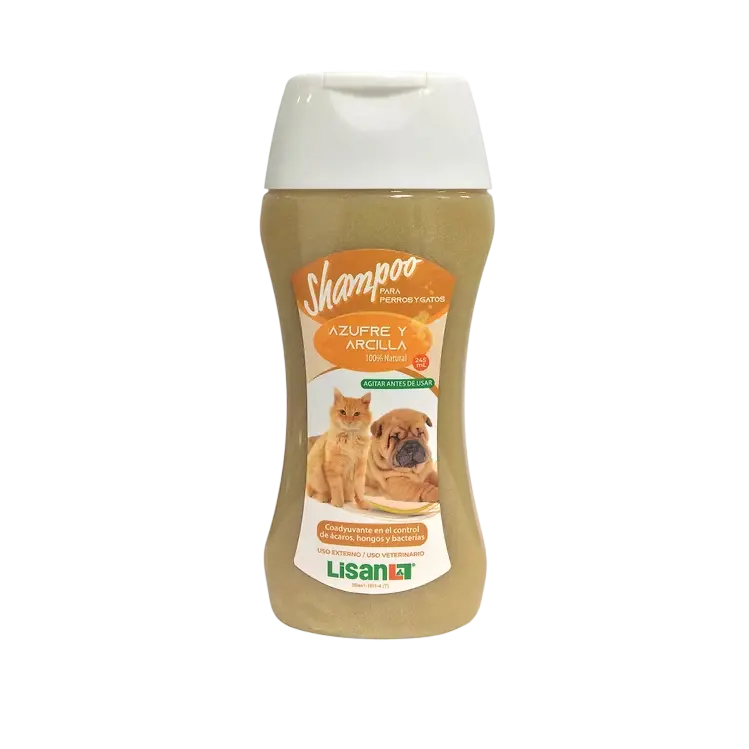 Lisan -Shampoo Arcilla Volcánica Y Azufre 245ml