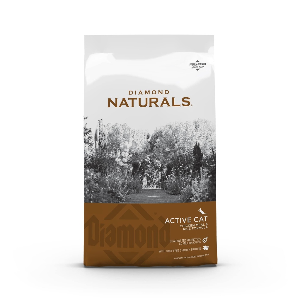 Archivado -Diamond Naturals Active Cat Chicken Meal & Rice Formula