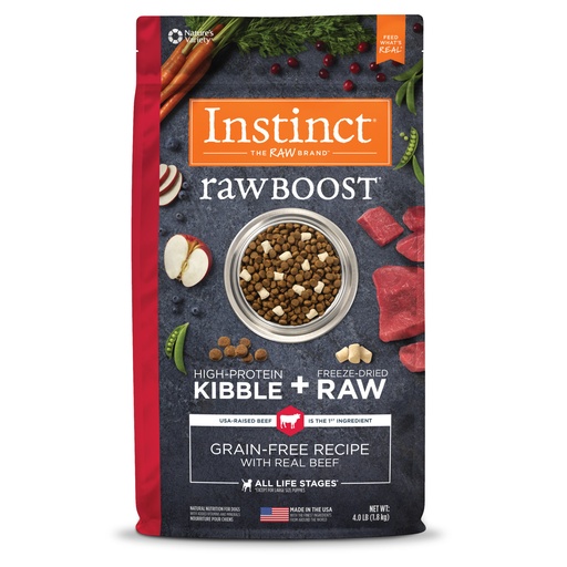 Instinct Dog Food Raw Boost Real Beef Recipe
