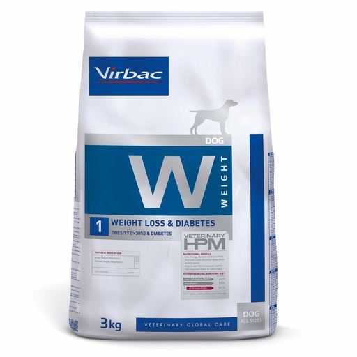 Virbac Veterinary Hpm Weight - W1 Weight Loss & Diabetes Dog