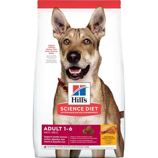 Hill´s Science Diet Adult Chicken & Barley Recipe Dog Food