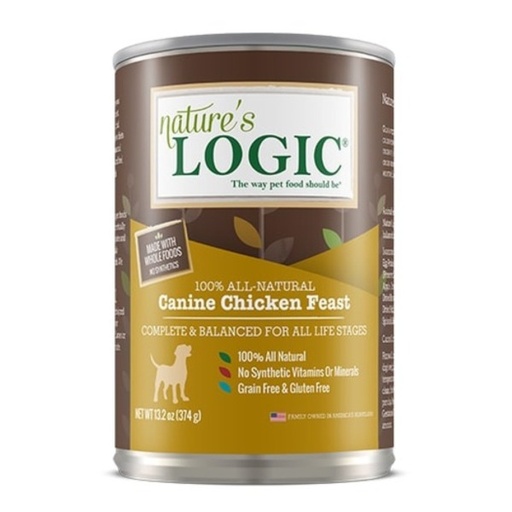 [858155001010] Nature´S Logic Canine Chicken Feast 374G