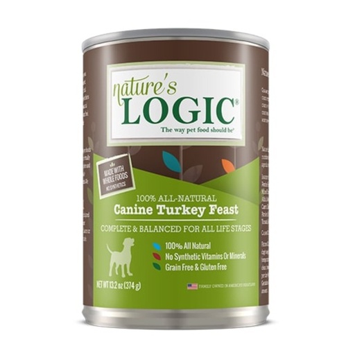[858155001591] Nature´S Logic Canine Turkey Feast 374G