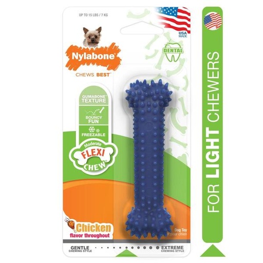 Nylabone Moderate Chew Textured Dog Dental Chew Toy
