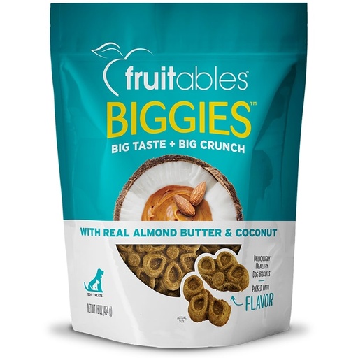 [686960000764] Fruitables Biggies - Almond Butter & Coconut 454G