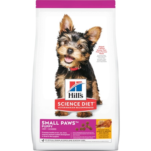 [PT-7548] Hill´s Science Diet Puppy Small Paws Chicken Meal, Barley & Brown Rice Recipe 2.04Kg