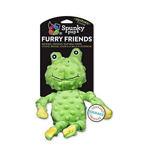 [851613003892] SpunkyPup -13” Frog Squeaker