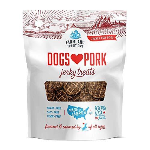 [884713000829] Farmland Traditions Dogs Love Pork Jerky Treat
