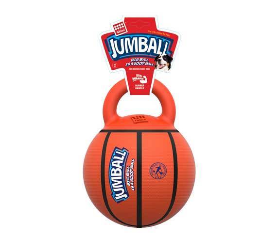 Gigwi Jumball Basketball Ball With Rubber Handle