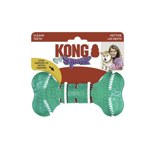 [035585477084] Kong Squeezz Dental Bone Medium
