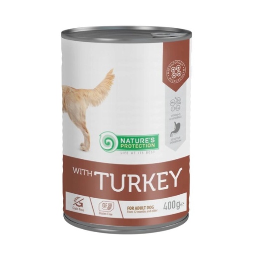 [4771317456014] Natures Protection Complete Pet Food With Turkey Sensitive Digestion 400g