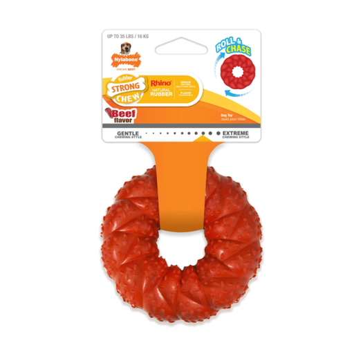 [018214850021] Nylabone - Rhino Rojo Dona Sabor Carne 16 Kg