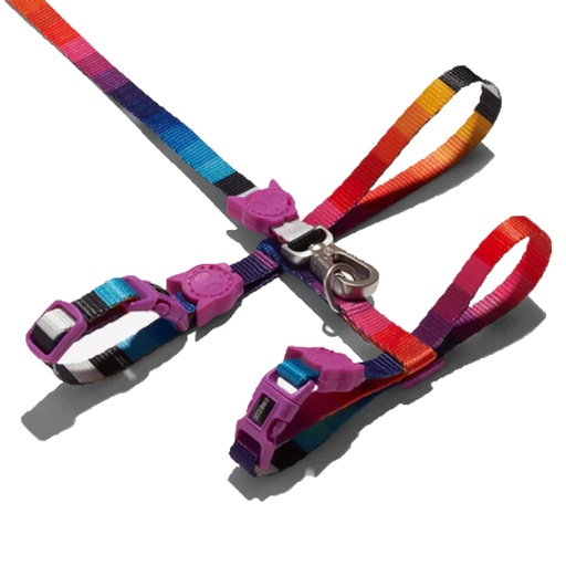 [7898582476367] Zeedog Cat Harness With Leash - Prisma
