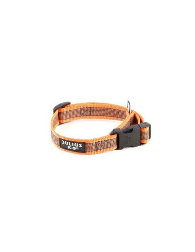 [220CG-OR-P] Juliusk9 Collar Uv Orange-Gray