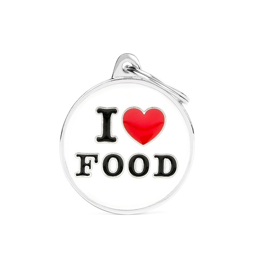 Myfamily Placa "I Love Food"