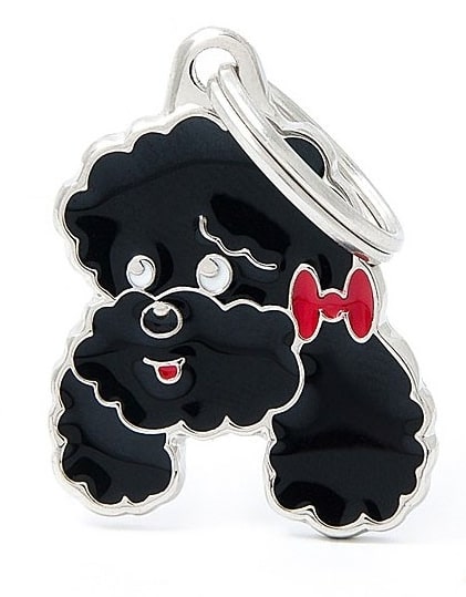Myfamily Placa Black Poodle