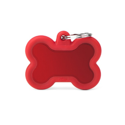 Myfamily Placa Hushtag Hueso Aluminio & Goma