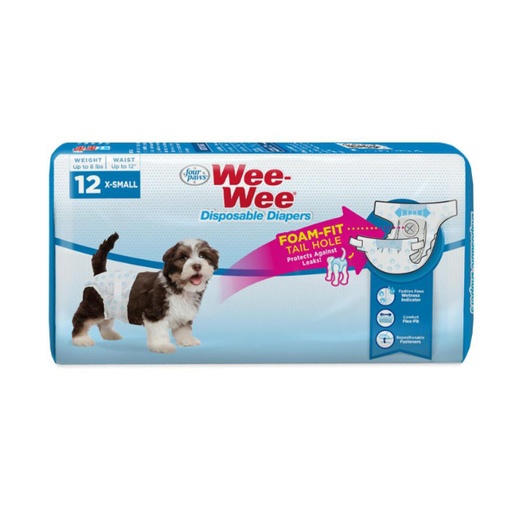 [045663972714] FourPaws -Wee Wee Diaper XSmall