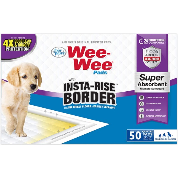 Archivado -FourPaws -Wee Wee Pads Con Border 50 unds