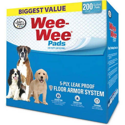 [045663972295] FourPaws -Wee Wee Pads 200 unidades