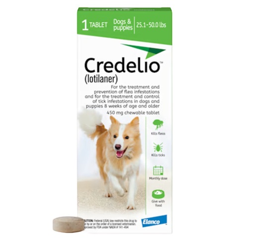 [5420036939641] Credelio 11.0kg a 22.0kg - Verde (Por Pastilla)