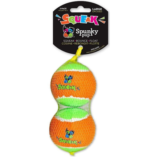 SpunkyPup -Squeak Tennis Balls