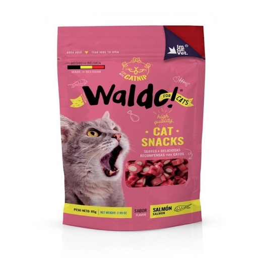 [WL006] Waldo Treat Gato Semi Moist Salmon 85g