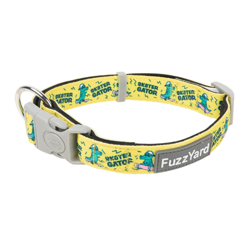 FuzzYard Dog Collar - Sk8ter Gator